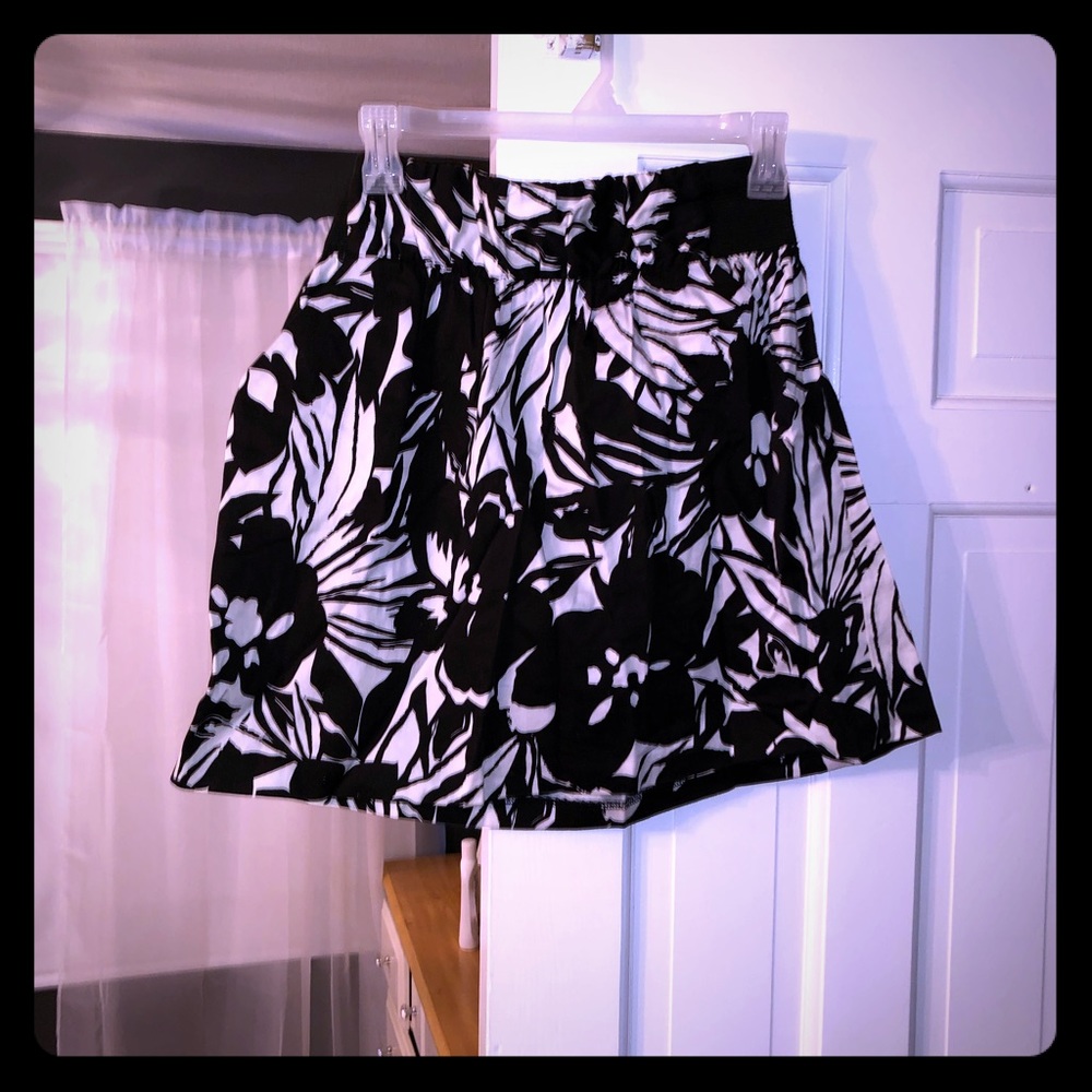 Black and white skirt